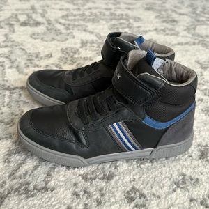 Geox Boys Poseido Bo Velcro High Top Sneakers Boots